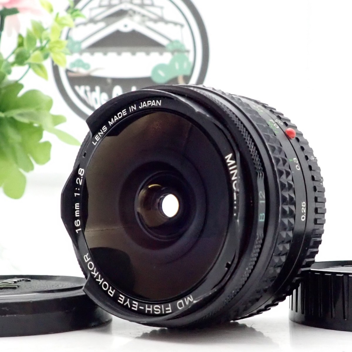 ミノルタ　MDフィッシュアイ　16mm 1:2.8 CLA'd : Almost Mint* Minolta New MD Fish Eye 16mm F/2.8