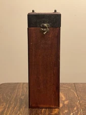 Vintage Wooden Wine Box - Gift Box - Antique Box - Collector