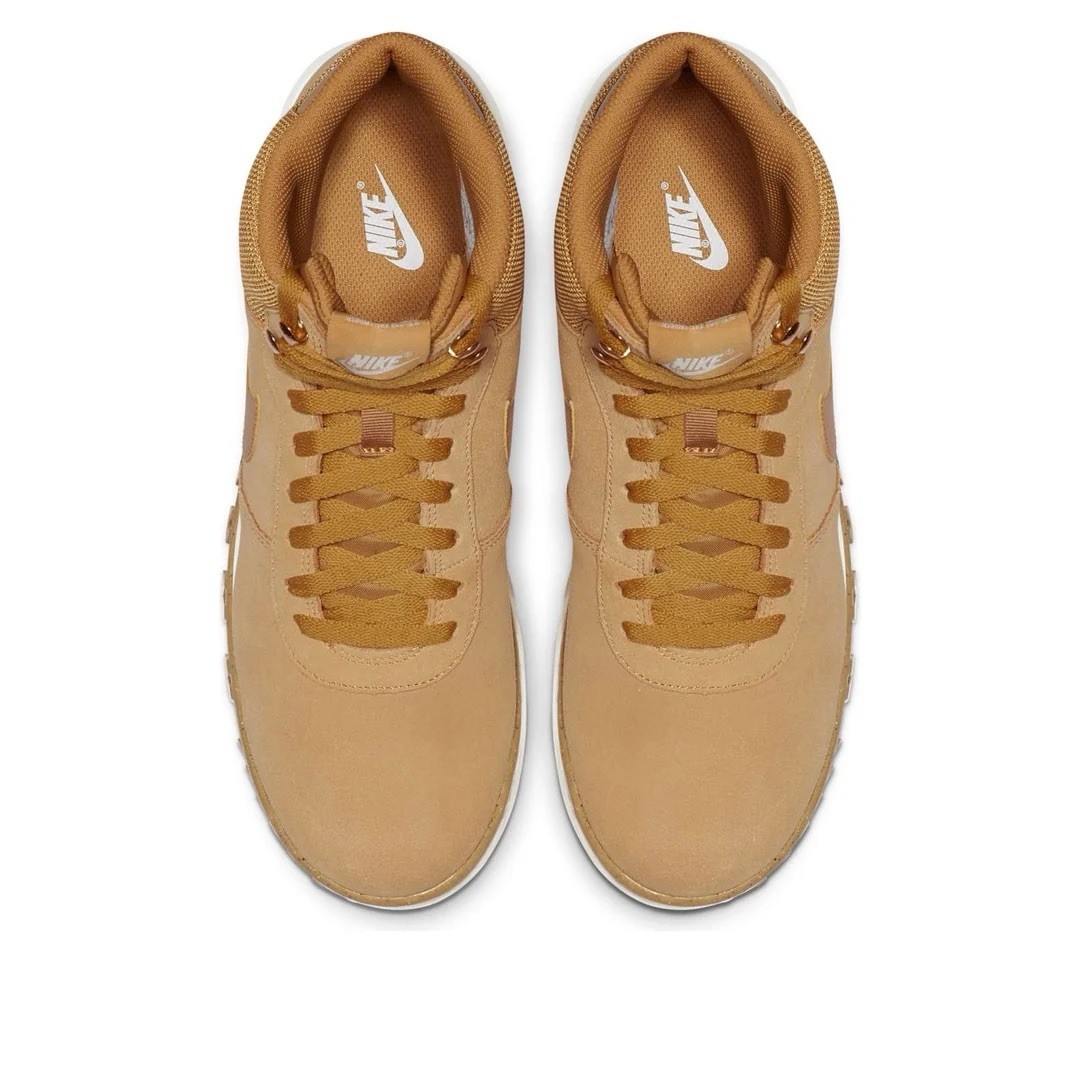 Nike Hoodland Suede Wheat Flax Haystack Outdoor Mid Boots 654888-727 Men's Sizes thumbnail 4