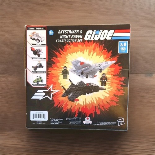 GI JOE SKYSTRIKER and NIGHT RAVEN 150 Pieces Rare Construction Set Collectible - Picture 2 of 3