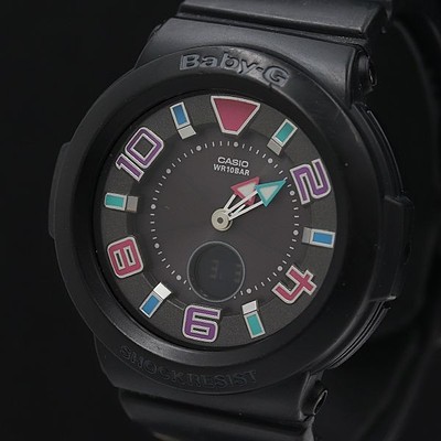 Casio Baby-G BGA-1601 Watch Black Dial Radio Solar Ladies 