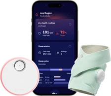 Smart Baby Monitor Track Live Pulse Rate Oxygen in Infants Notifications