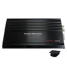 POWER ACOUSTIK 8000W MAX VERTIGO CLASS-D MONO SUBWOOFER AMPLIFIER 2600W RMS @ 1Ω