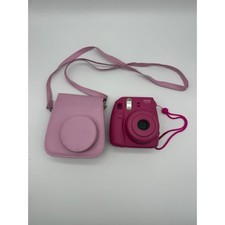 Fujifilm Instax Mini 8 Instant Film Camera Raspberry Pink with Case Lanyard