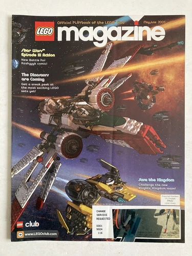 LEGO Magazine May-June 2005 (Label Clipped) Star Wars