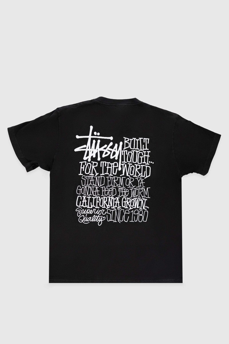トップス STUSSY CALIFORNIA GROWN TEE PIGMENT DYED Stussy California Grown Tee Pigment Dyed - Black | eBay