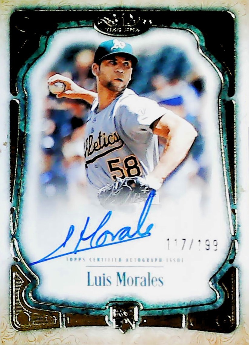 2026 TOPPS TIER ONE AUTO VARIATION /199 BCA-LM LUIS MORALES ATHLETICS