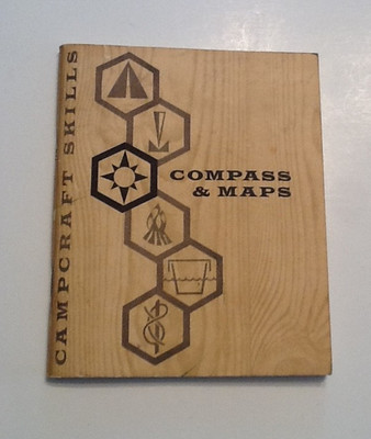GIRL SCOUT  CAMPCRAFT SKILLS booklet / ''COMPASS & MAPS''  Boy Scout BSA A121/T-52