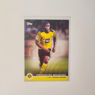 2021-22 Topps Borussia Dortmund Team Set Youssoufa Moukoko Base BVB-YM