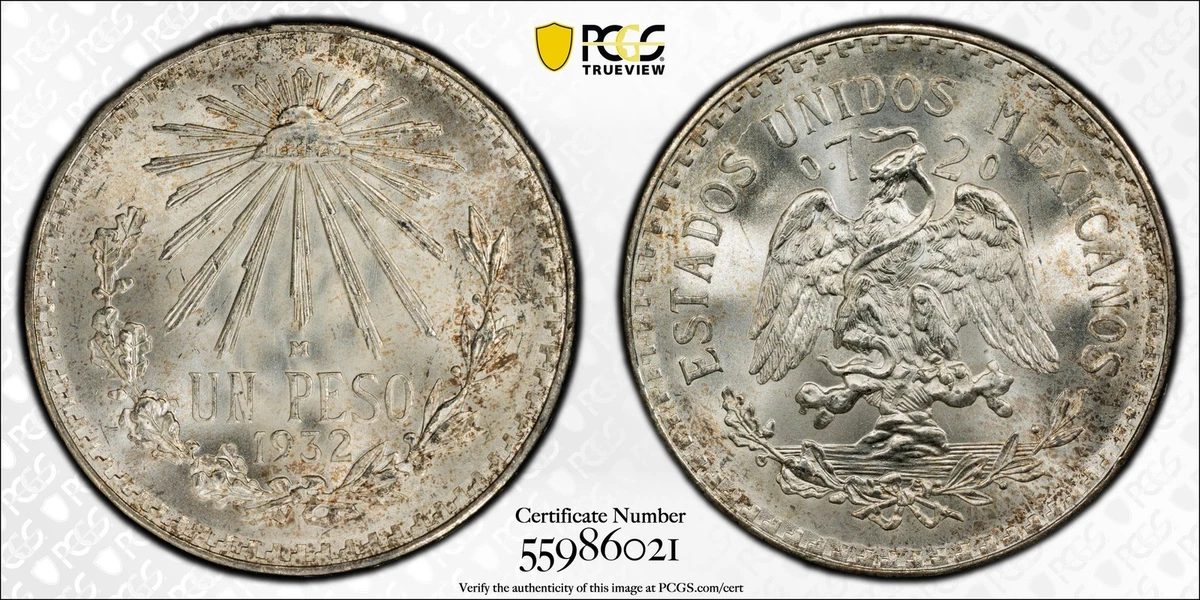 1 Peso 1932 Year Mexican Coins (1905-Now) for sale | eBay