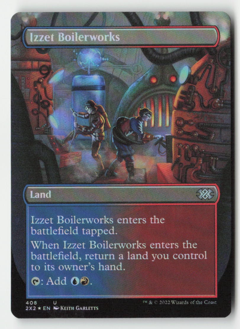 Izzet Boilerworks (Borderless) 408 Double Masters 2022 Magic: Foil NM