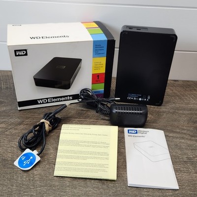 Western Digital Elements Desktop 1TB,External (WDBAAU0010HBK-NESN) HDD