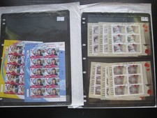 Album pages/Stock cards containing stamps from the Isle of Man. All shown. P655.