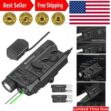 Tactical Flashlight Green Laser 3-in-1 Combo 1200 Lumens for Picatinny & M-Lok