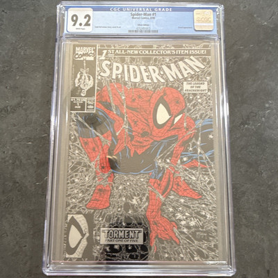 Marvel Comics Spider-Man #1 (1990) CGC 9.2 Silver Edition Todd McFarlane