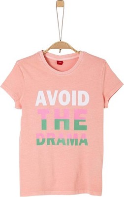 s.Oliver Junior Girls, T-Shirt, Short Sleeve Shirt, Pink XL REG