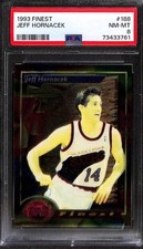 1993 Finest #188 JEFF HORNACEK  PSA 8 NM-MT 73433761 