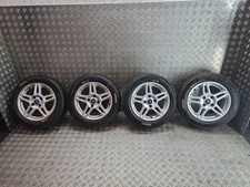 FORD FIESTA MK7 15" ALLOY WHEELS  GOOD TYRES 195/55 R15 C1BC-1007-BB 