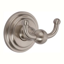 1111/SN Chelsea Double Robe Hook, Satin Nickel