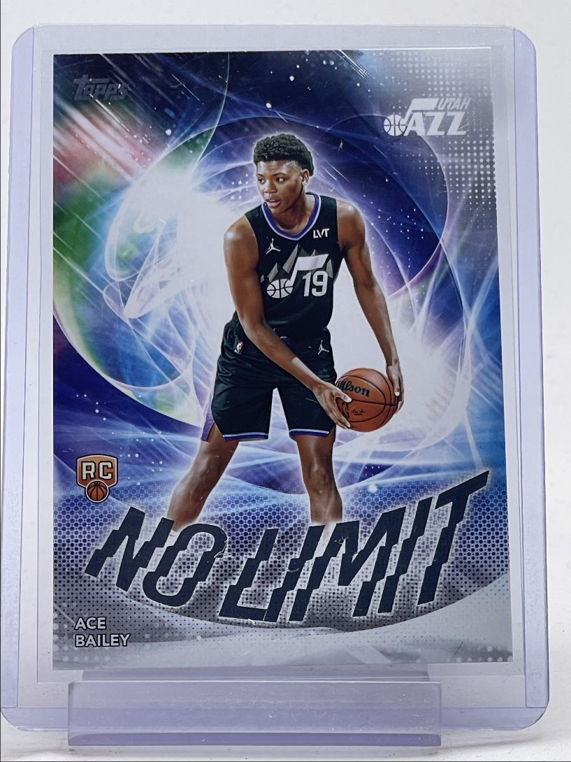ACE BAILEY 2025-26 TOPPS BASKETBALL ROOKIE NO LIMIT JAZZ #NL-5 RC Q1651