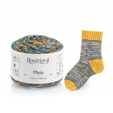 Knitting Crochet Sock Yarn 4ply Merino Wool Blend for Socks Sweaters 50g ball