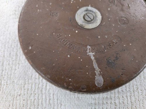 Vintage Lufkin Rule Co 100 Fuß State of California Division of Highway Leder! - Bild 6 von 11