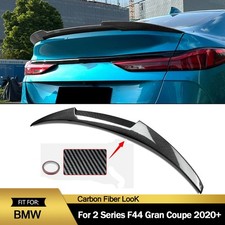 Fits 20-24 Bmw 220i 228i M245i Gran Coupe F44 V-style Carbon Fiber Trunk Spoiler