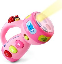 NEW VTech Spin and Learn Color Flashlight, Pink with Over 50 Sing-along Songs