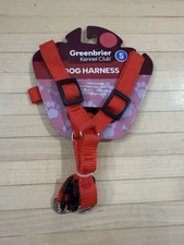 Greenbrier Kennel Club Dog Harness Small 14-20 Inches Up To 20 Lb-  Red