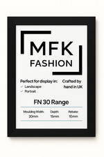 Large Black Picture Frame 50x100 70x100 80x100 cm Poster Photo Art Wall Frame