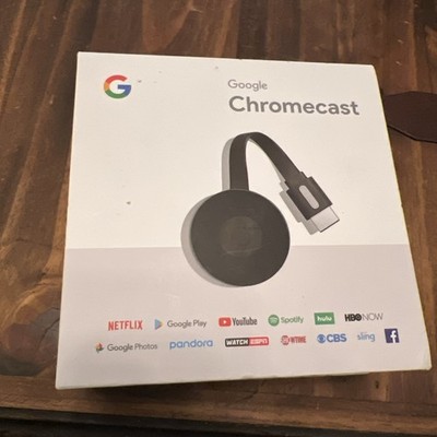 Google Chromecast 2nd Generation Streaming Media Player w/ Box NC2-6A5 Black
