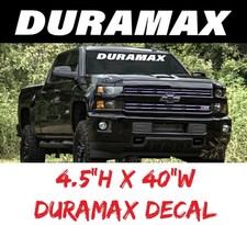 Duramax Decal Truck Chevy Diesel Turbo Graphic Window Custom Vinyl Windshield