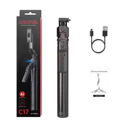 Stativständer Gimbal Stabilisator AI Face Tracking Selfie Stick mit Fernbedienung