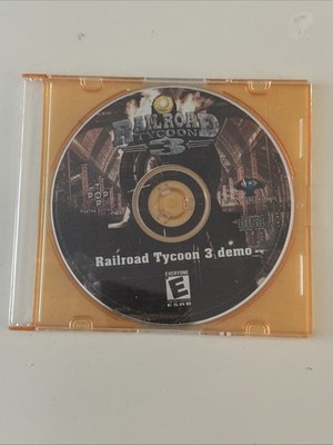 Railroad Tycoon 3 Demo Cd Disc