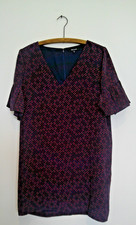 `Madewell 100% Silk Bell Sleeve Dress 6 Painted Clover