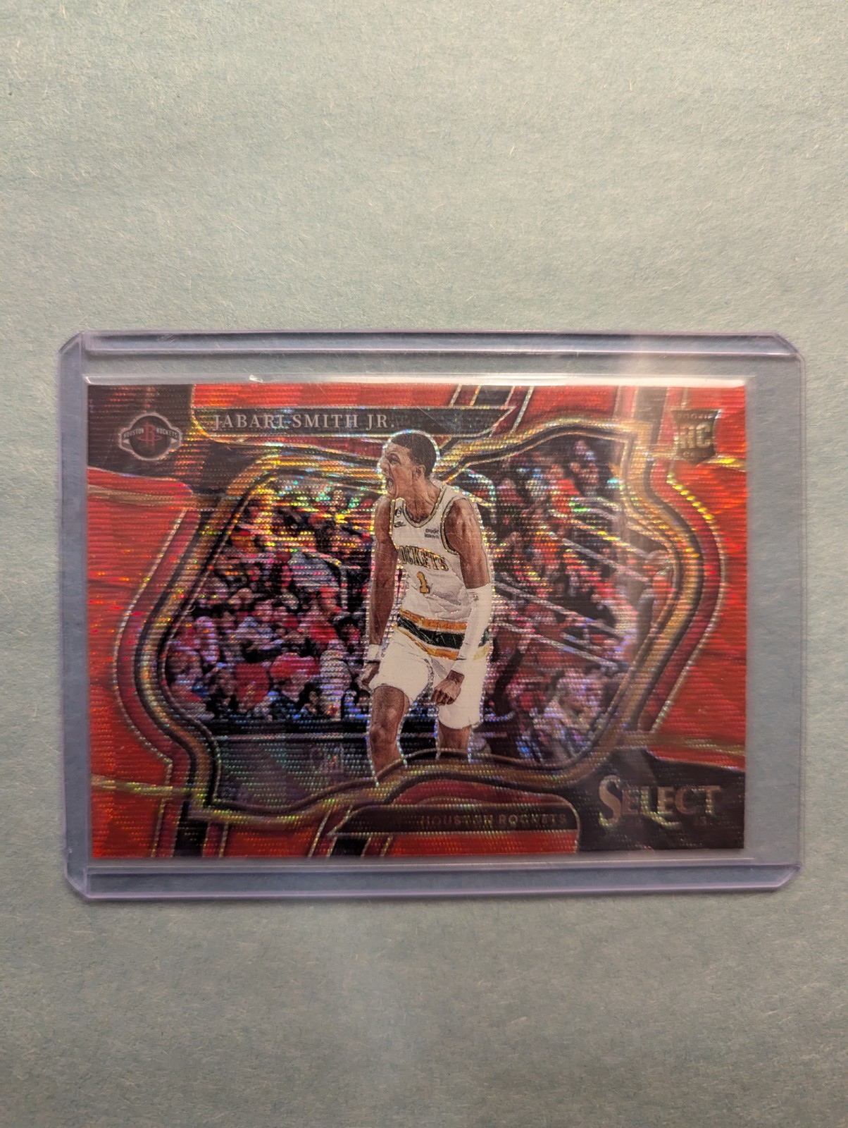 2022-23 Select Red Wave Prizm Jabari Smith Jr. RC Houston Rockets Courtside