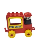 Vintage Lego Duplo Fire Chief Building Set 2403 Complete 5 Bricks No box/manual