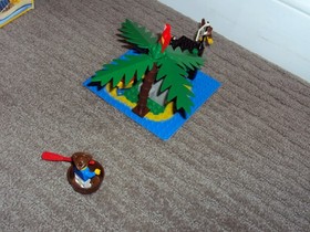 Vintage LEGO 6260 Pirate SHIPWRECK ISLAND 100% Complete Manual Instructions Box