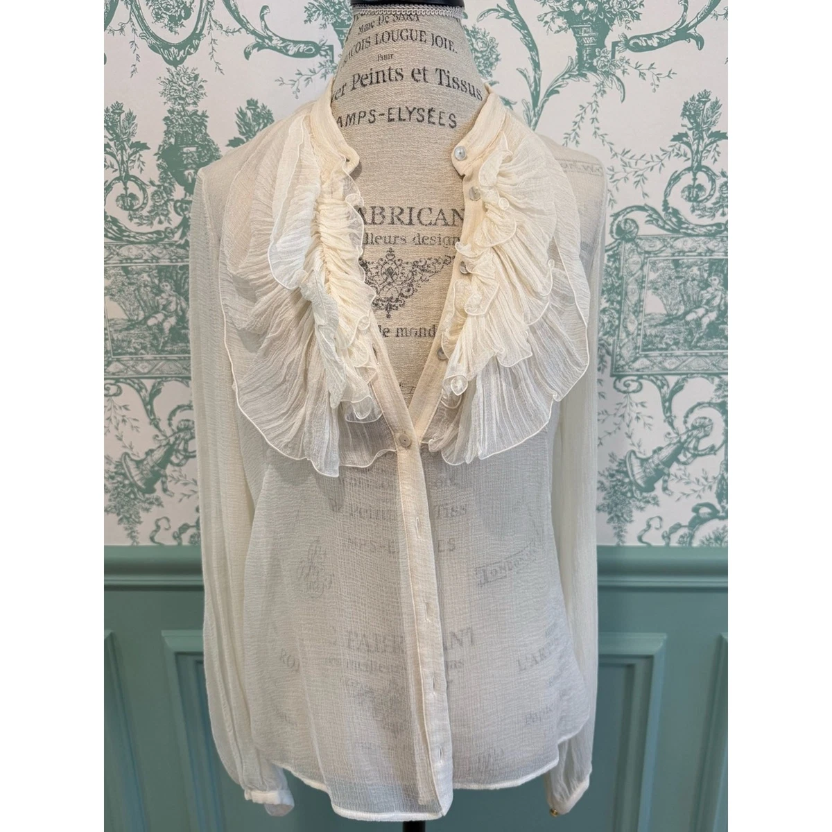 Gothic Ruffle Tops for Women for sale | eBay
