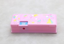  A pink pencil box for 18'' doll Courtney's School Supplies