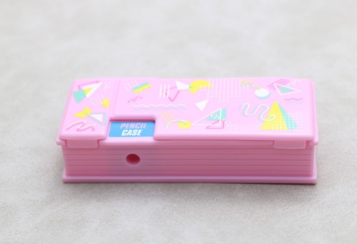  A pink pencil box for 18'' doll Courtney's School Supplies