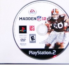 Madden NFL 12 Playstation 2 EA Tested and Works