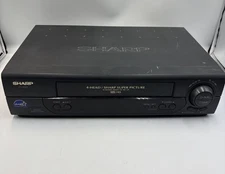 Sharp VC-A582U VCR VHS Player Video Cassette Recorder 4 Head HiFi No Remote