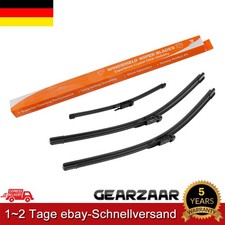 Scheibenwischer Satz Vorne + Hinten Geeignet für BMW 1er E81 E87 2004-2011 3PCS