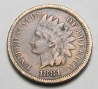1881 INDIAN HEAD CENT,MOST OF LIBERTY, VERY NICE COIN!!!!(A8)