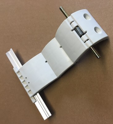 55 mm Latte 3 Seg Rolltor Verriegelungsband Halterung Scharnier Rolladen Auto-Lock Fang
