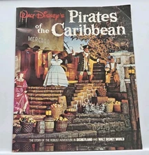 c 1974 DISNEY PIRATES OF THE CARIBBEAN PROGRAM MAGAZINE GOOD USED COND