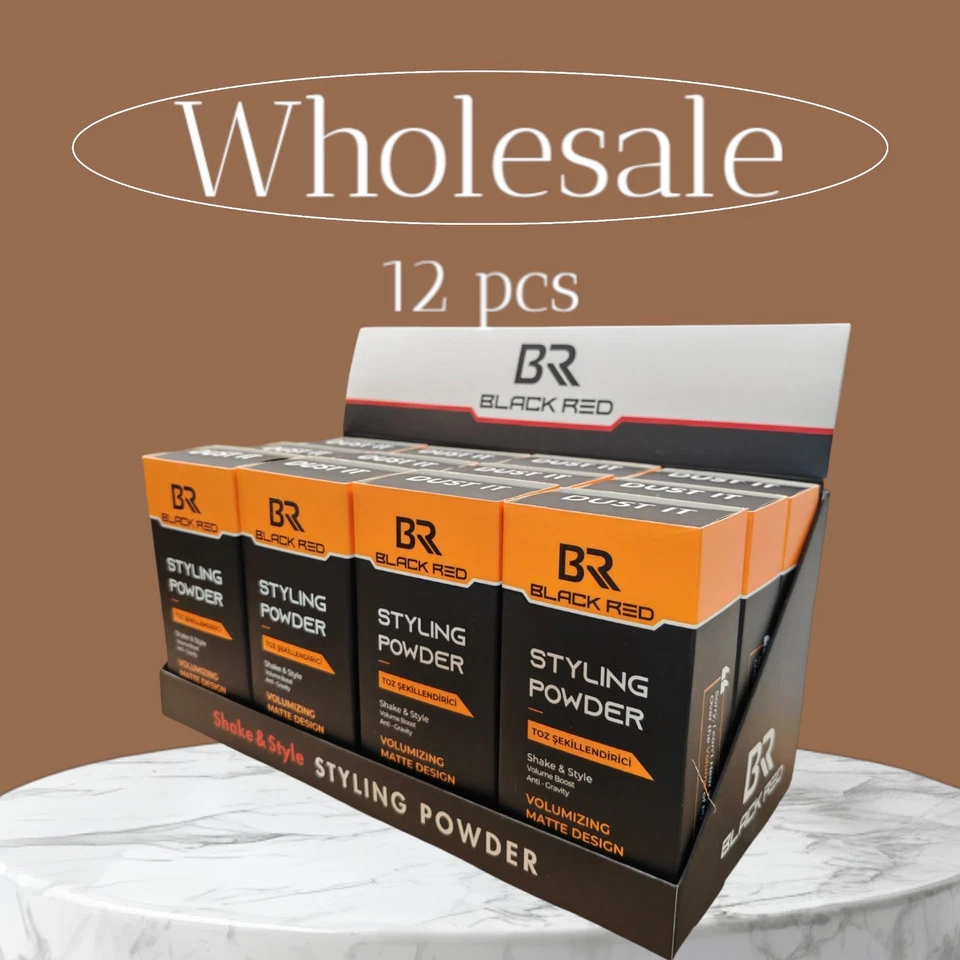 BLACK RED 12 x Hair Styling Texture Powder Volumising Matte Finish 20g - Image 2 of 4