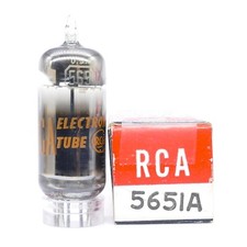 One Excellent RCA 5651 Voltage Reference Tube NOS NIB Crisp Box TV-7 Test Result