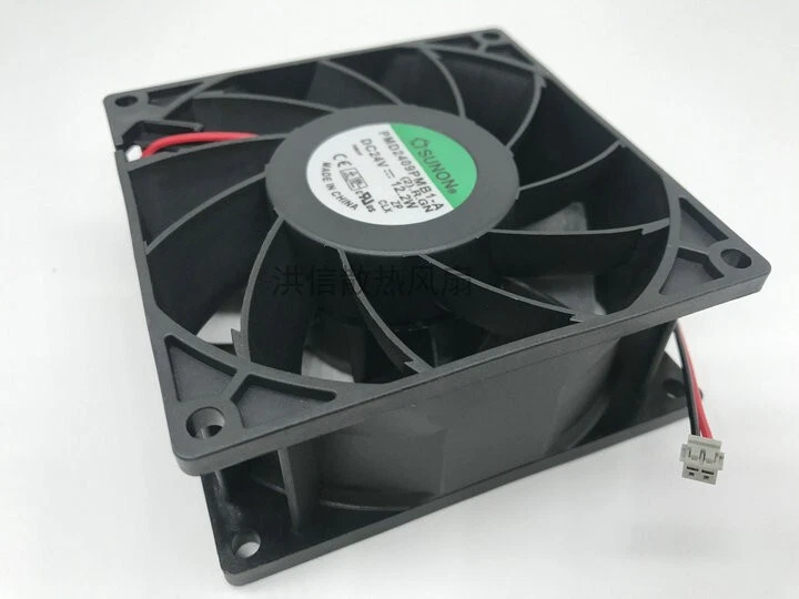 SUNON PMD2409PMB1-A 24V 12.2W 92×92×38MM  Inverter Cooling Fan 2Pin - Image 2 of 3
